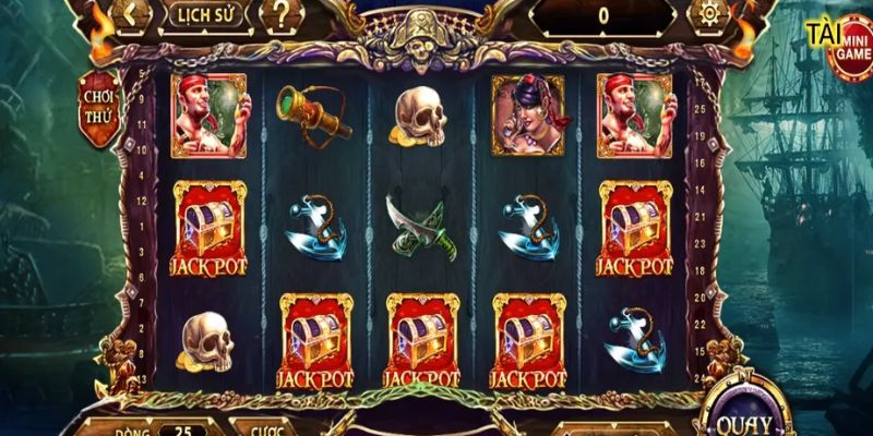 Săn ngàn kho báu hải tặc cùng slot machine Pirate Treasure